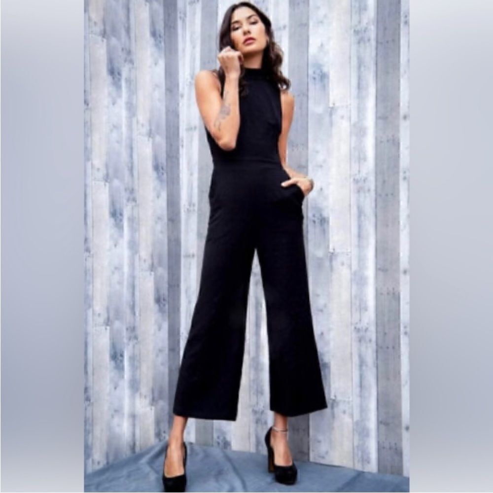 Eva Franco Charley mock neck jumpsuit - Picture 2 of 14